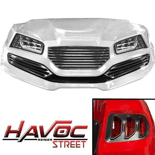 Yamaha G29/Drive Havoc Street Body Kit In White (Years 2007-2016) Pn# 05-049Ks 1