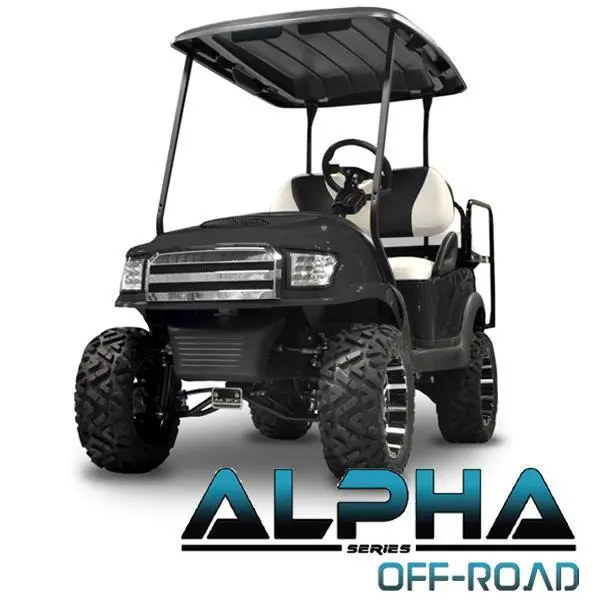 Club Car Precedent Alpha Off-Road Front Cowl Kit In Black (Years 2004-Up) Pn# 05-028Co 1