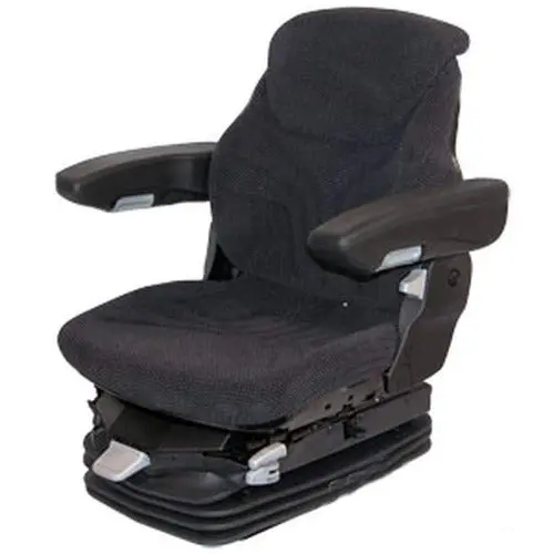 12V Heavy Duty Tractor Excavator Backhoe Loader Seat W/ Air Suspension 1