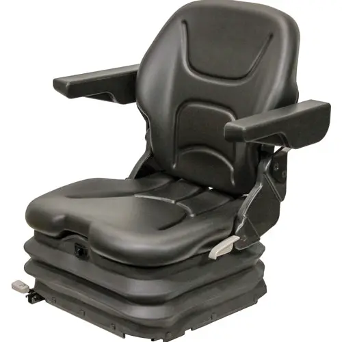 12V Skid Loader Compact Lawn Mower Tractor Seat W/ Adj Air Suspension 1