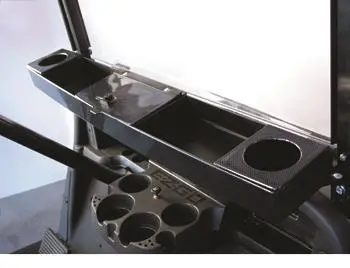 Carbon Fiber Dash Organizer / Beverage Tray (Universal Fit) Pn# 31474 1