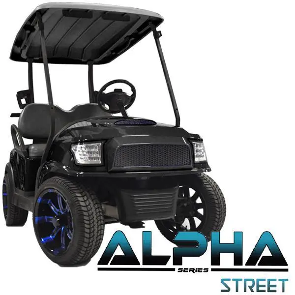 Club Car Precedent Alpha Street Front Cowl Kit In Black (Years 2004-Up) Pn# 05-028Cs 1