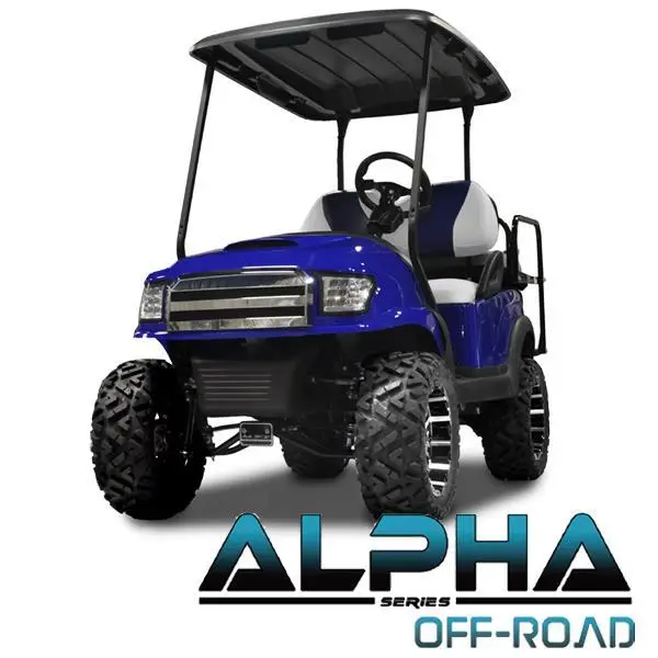 Club Car Precedent Alpha Off-Road Front Cowl Kit In Blue (Years 2004-Up) Pn# 05-027Co 1