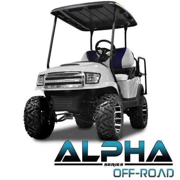 Club Car Precedent Alpha Off-Road Front Cowl Kit In White (Years 2004-Up) Pn# 05-029Co 1