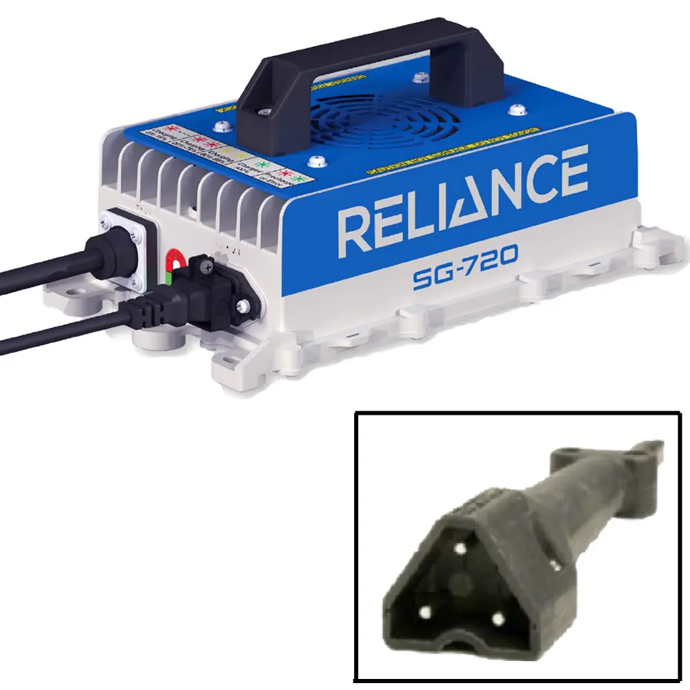 Reliance™ Sg-720 High Frequency Industrial Ezgo T48/Rxv/Express Charger - 48V 3-Pin Paddle Pn# 07-009 1