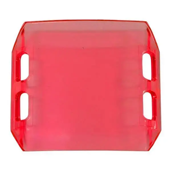 4” Red Dual Row Led Light Bar Cover Pn# 02-050 1