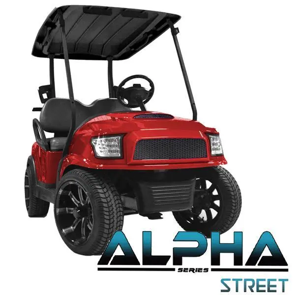 Club Car Precedent Alpha Street Front Cowl Kit In Red (Years 2004-Up) Pn# 05-026Cs 1