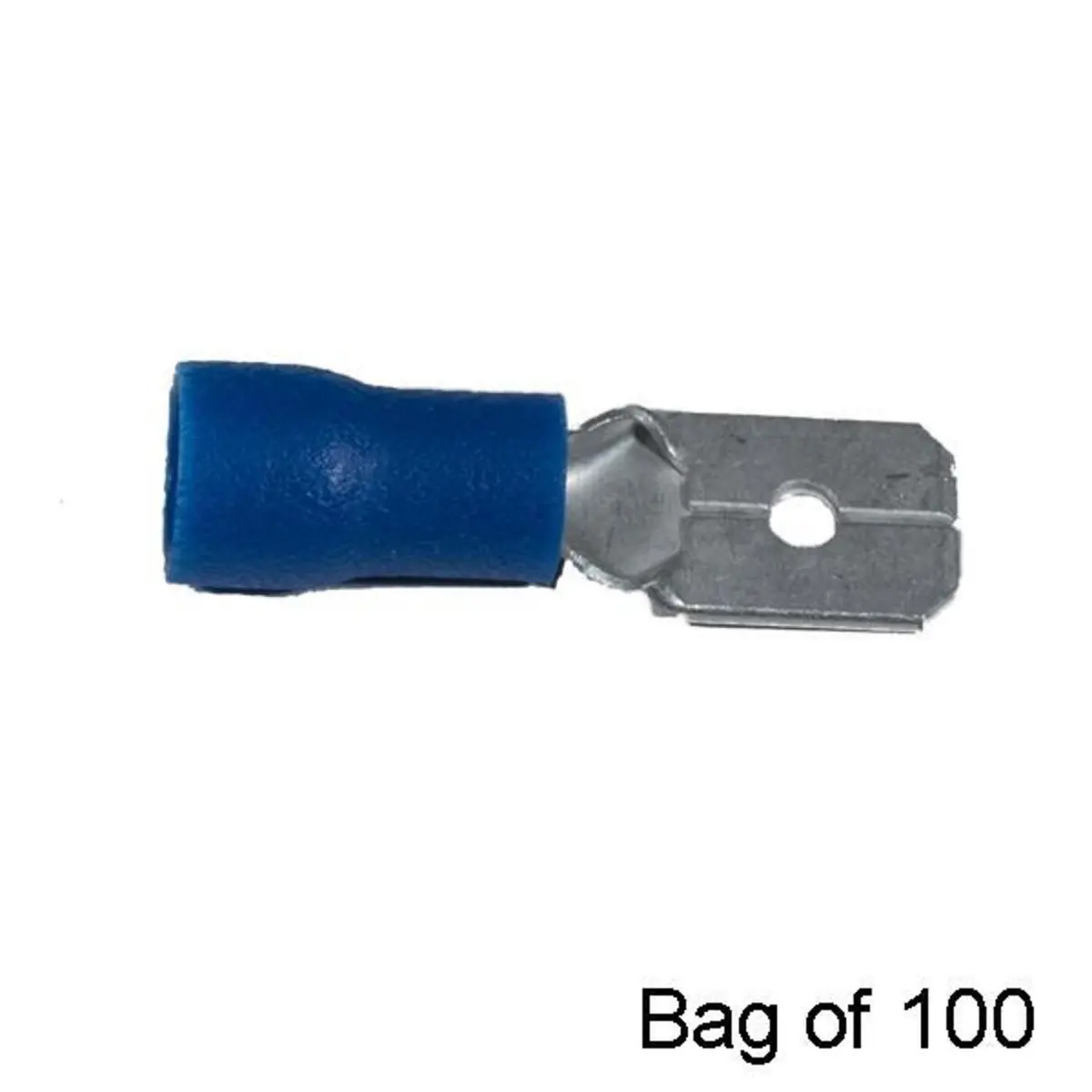 18-14 Gauge Male Tab Connector, 1/4″ Stud Size (100/Pkg) Pn# 4187 1