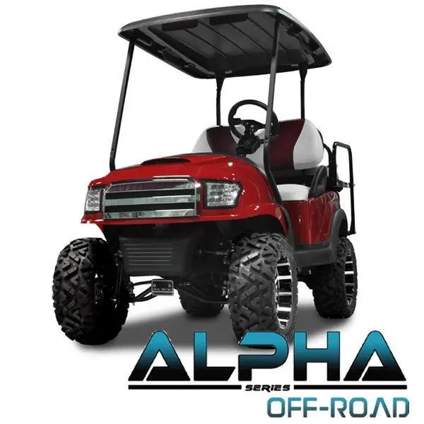 Club Car Precedent Alpha Off-Road Front Cowl Kit In Red (Years 2004-Up) Pn# 05-026Co 1