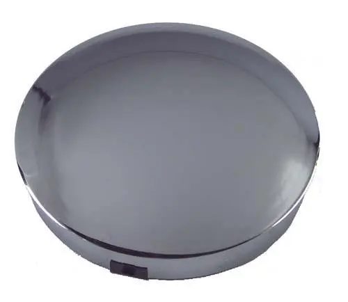 Chrome Moon Hub Cap. Years 6" Wheel Opening Pn# 4639 1