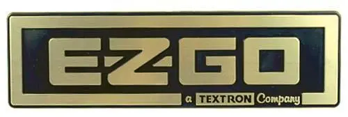 E-Z-Go Medalist / Txt Gold / Black Nameplate (Universal Fit) Pn# 6135 1