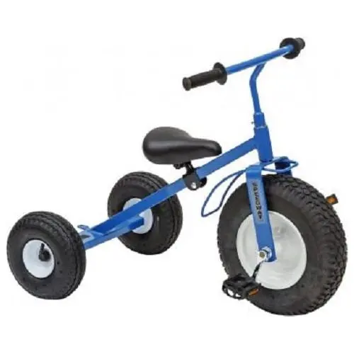 (Blue) 1500 Speedway Heavy Duty Kids Tricycle W/ Pneumatic Tires 1