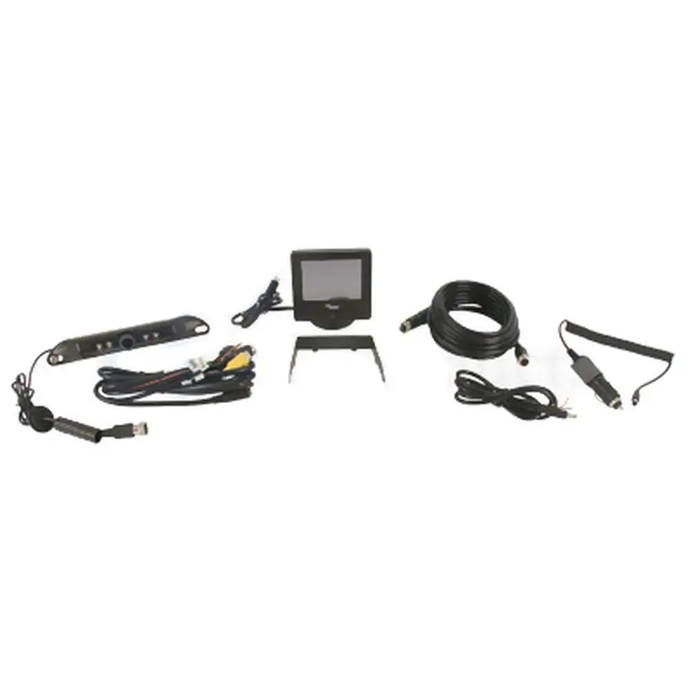 Cabcam 3.5" Monitor W/ 1 - License Plate Camera Observation System 2
