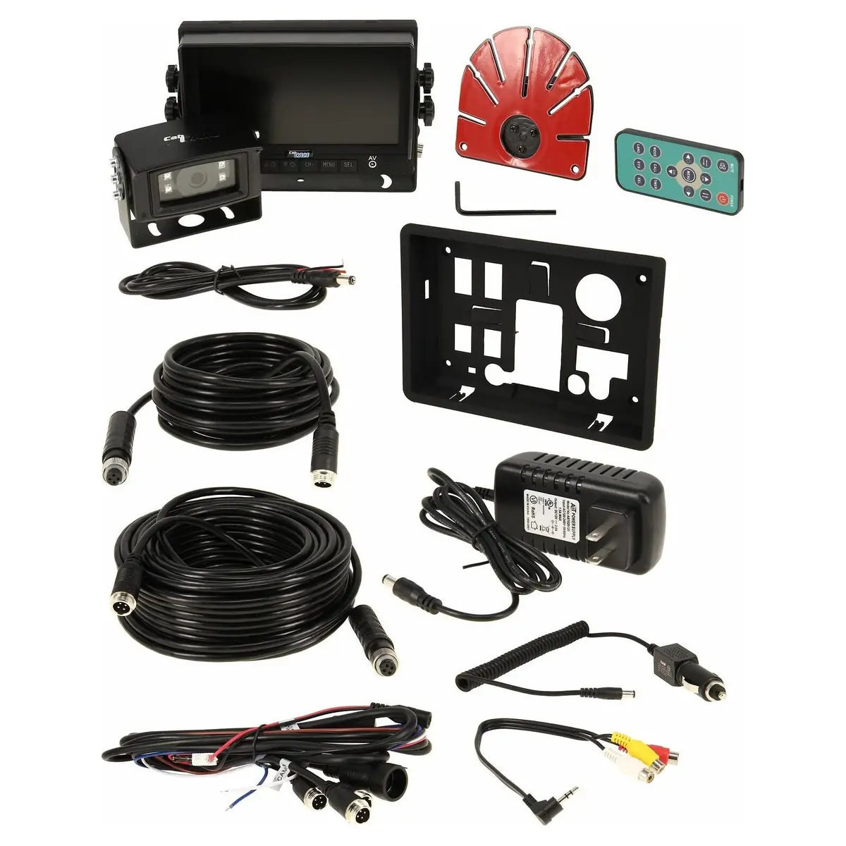 Cabcam 9" Quad Hd Monitor - 2 Camera Observation System W/ Audio 2