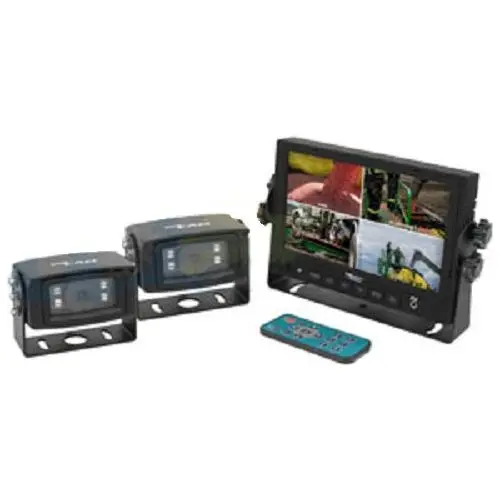 Cabcam 7" Hs Quad Monitor - 2 Camera Observation System W/ Audio 1