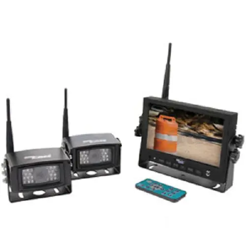 Cabcam 7" Monitor 2.4 Ghz Wireless Observation System W/ 2 Cameras 1