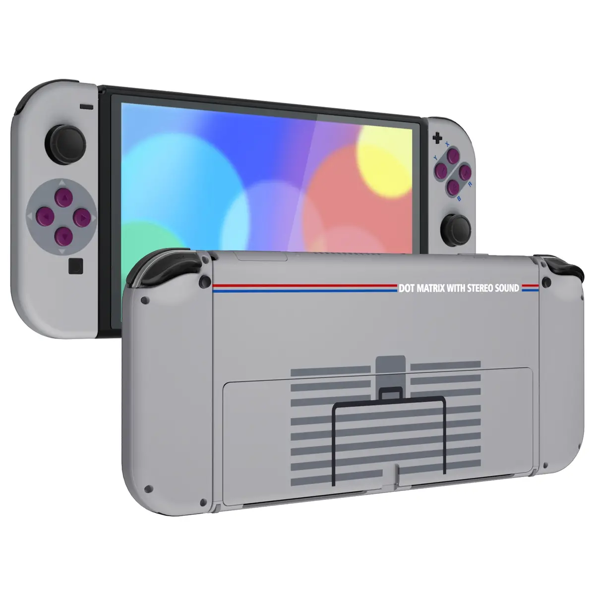 Extremerate Custom Replacement Full Set Shell With Buttons For Nintendo Switch Oled - Classic 1989 Gb Dmg-01 1