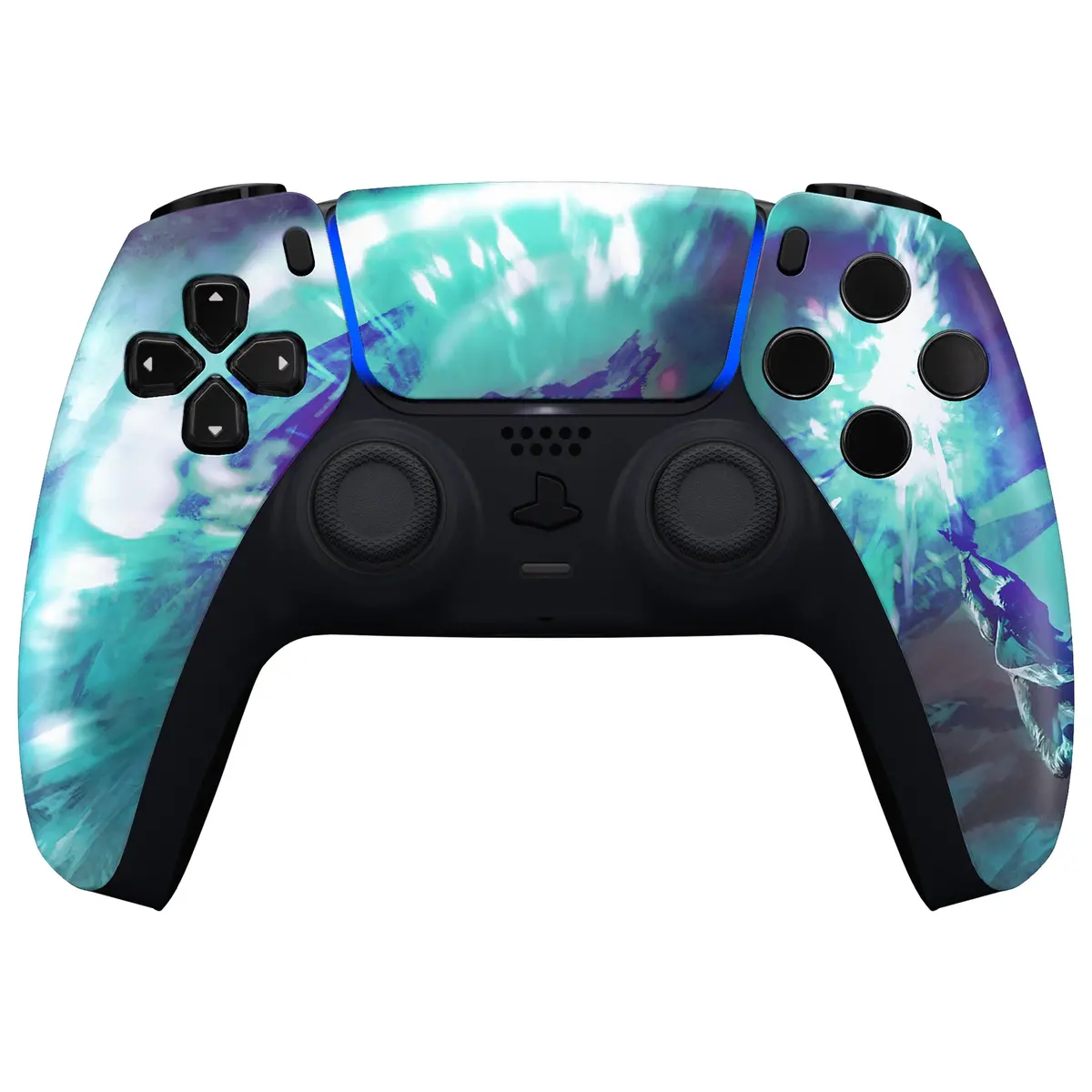 Extremerate Replacement Front Housing Shell With Touchpad Compatible With Ps5 Controller Bdm-010/020/030/040/050 - Crystal Fantasy 2
