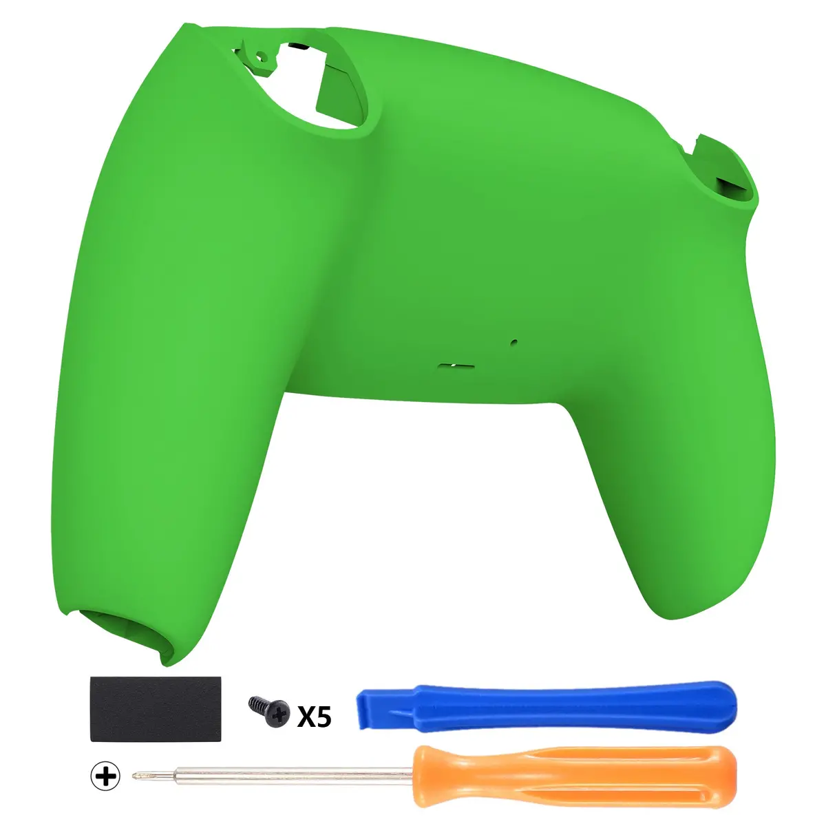 Extremerate Replacement Back Housing Bottom Shell Compatible With Ps5 Controller Bdm-010/020/030/040/050 - Green 1