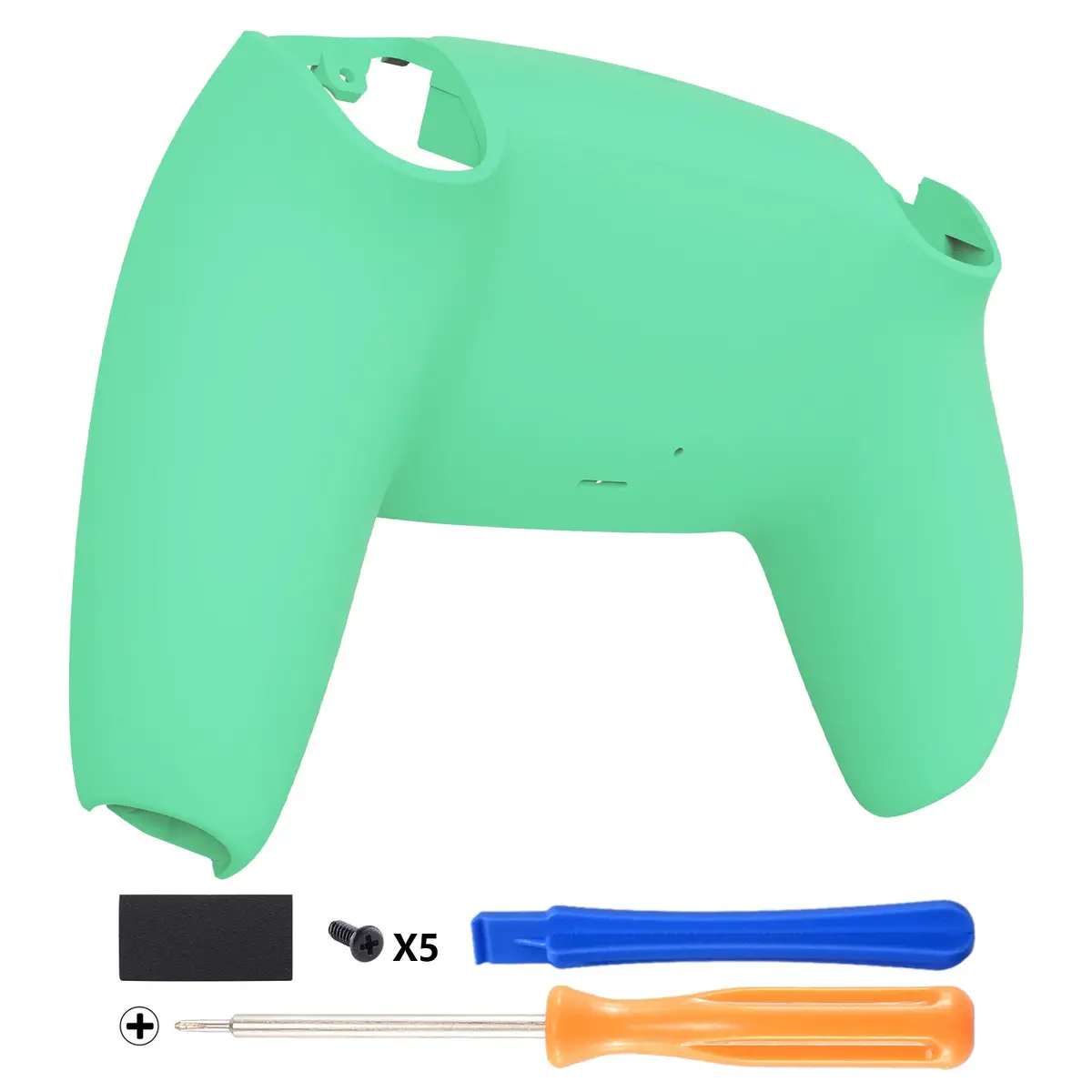 Extremerate Replacement Back Housing Bottom Shell Compatible With Ps5 Controller Bdm-010/020/030/040/050 - Mint Green 1