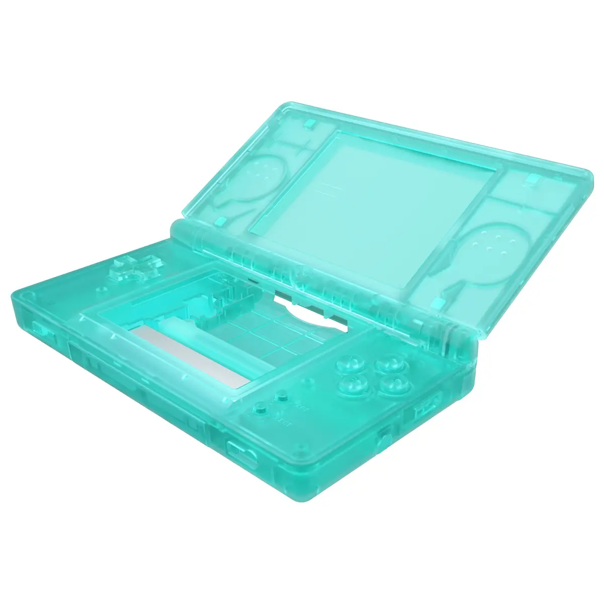 Extremerate Replacement Full Housing Shell & Buttons With Screen Lens For Nintendo Ds Lite Ndsl - Emerald Green 1