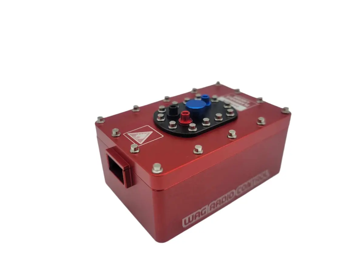 Wagacc10rvbrd1 Red Aluminum Case For Rc Receiver 1