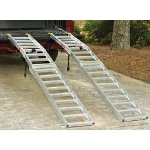 Foldable Lawn Tractor Atv / Utv Load Ramp Set 12" X 89" 1