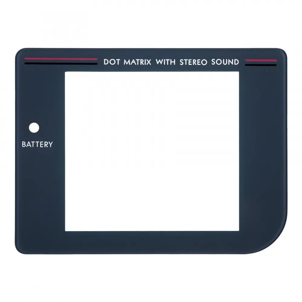 Extremerate Grey Protective Glass Screen Lens Protector Replacement For Game Boy Classic Fat Dmg-01 - Gfaj0024gc 1