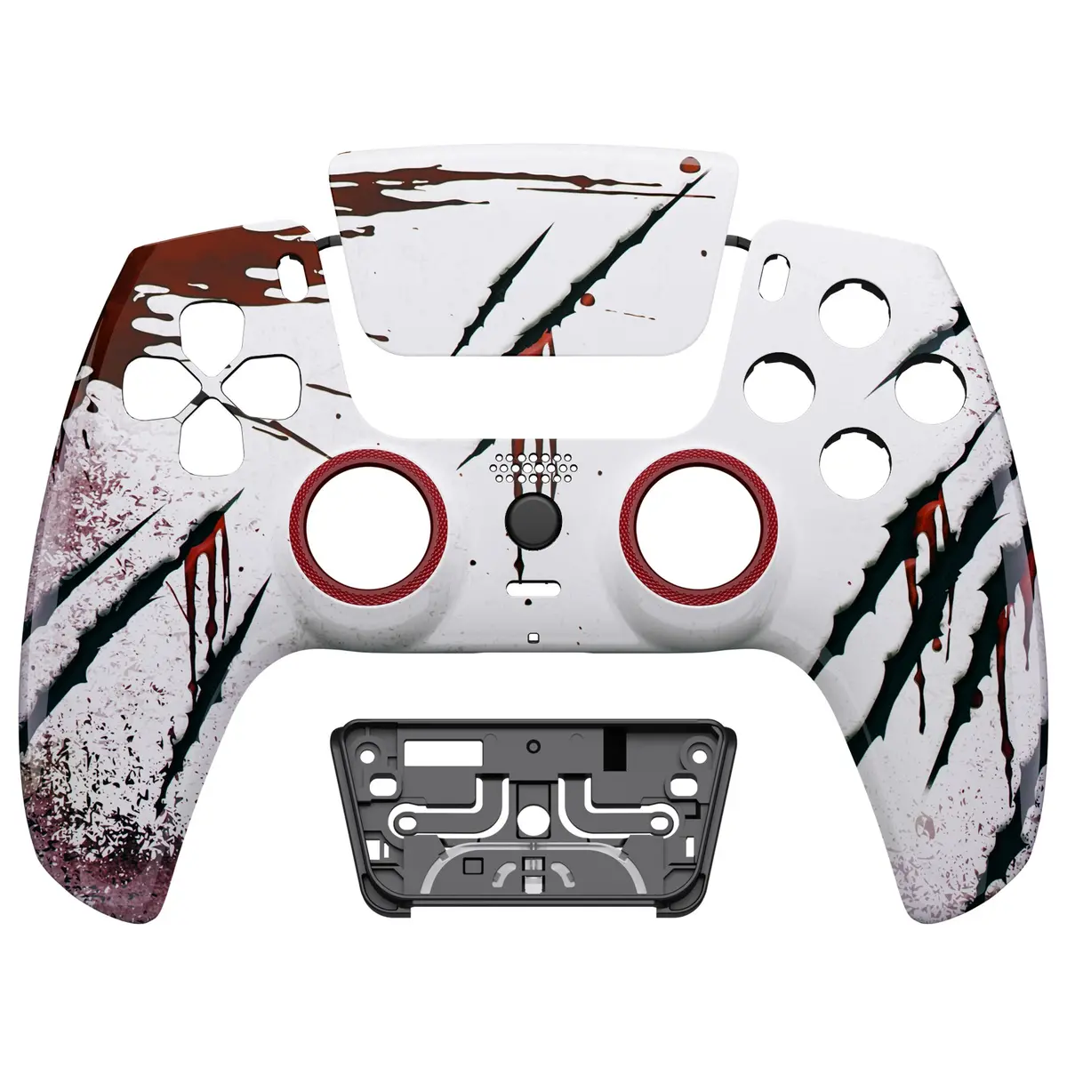 Extremerate Luna Redesigned Replacement Front Shell With Touchpad Compatible With Ps5 Controller Bdm-010/020/030/040/050 - Wild Attack 1
