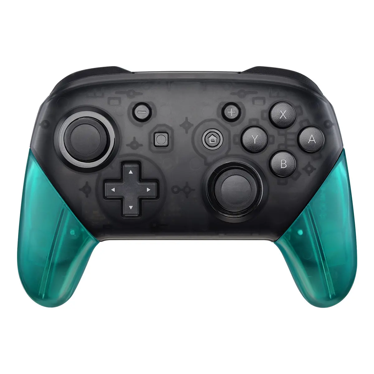 Extremerate Replacement Handle Grips For Nintendo Switch Pro Controller - Emerald Green 1