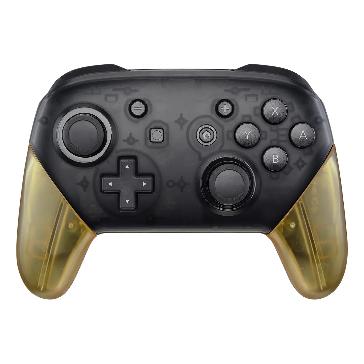 Extremerate Replacement Handle Grips For Nintendo Switch Pro Controller - Amber Yellow 1