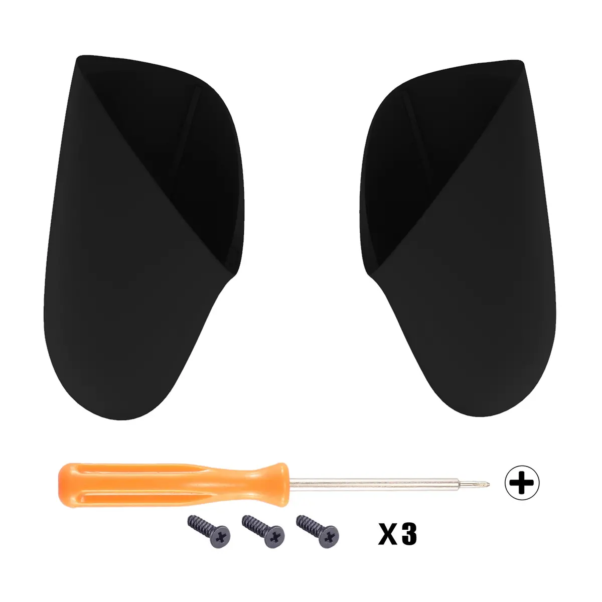 Extremerate Replacement Handle Grips For Nintendo Switch Pro Controller - Black 2