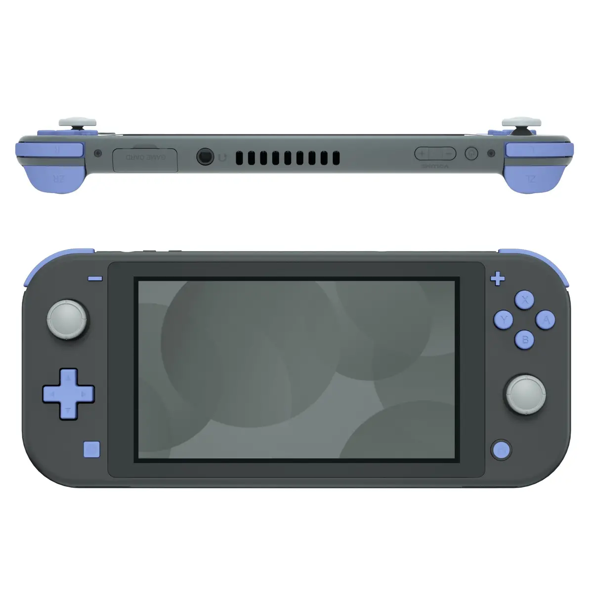 Extremerate Replacement Full Set Buttons For Ns Switch Lite - Light Violet 1