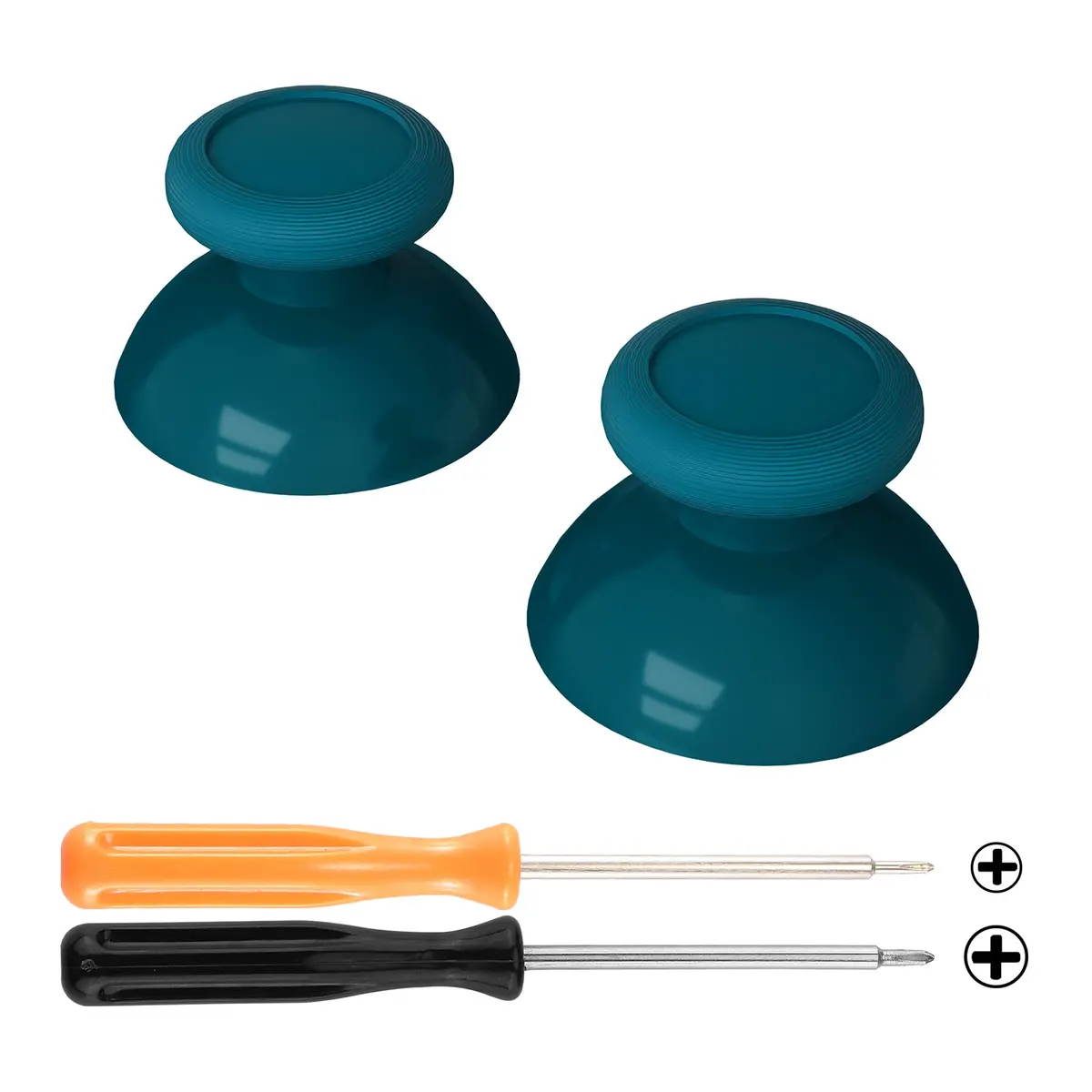 Extremerate Replacement 3D Joystick Thumbsticks For Nintendo Switch Pro Controller - Mineral Blue 1