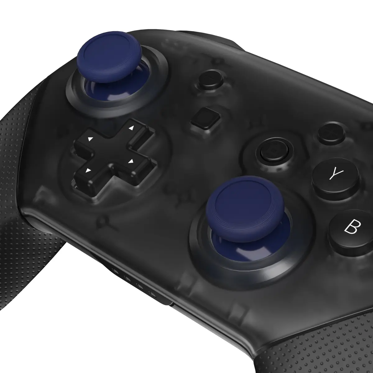 Extremerate Replacement 3D Joystick Thumbsticks For Nintendo Switch Pro Controller - Midnight Blue 2