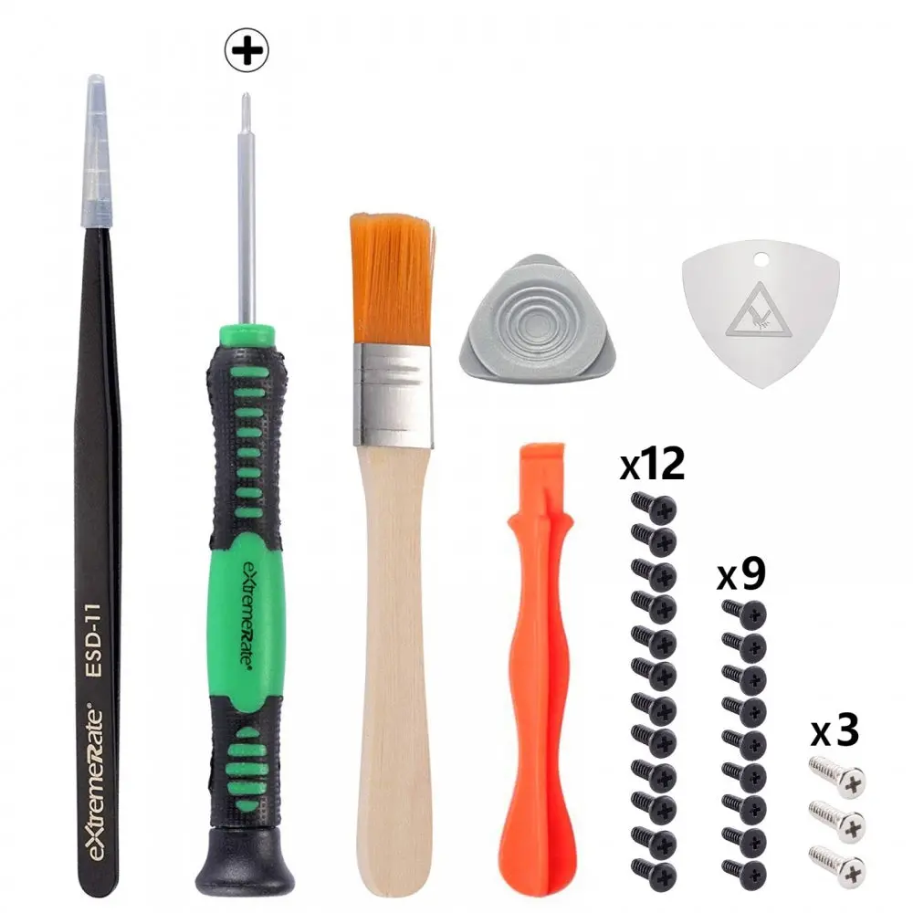 Extremerate Opening Tools Cross Screwdriver & Screws Kit & Tweezers & Prying Tool & Cleaning Brush Repair Kits For Ps5 Controller 1