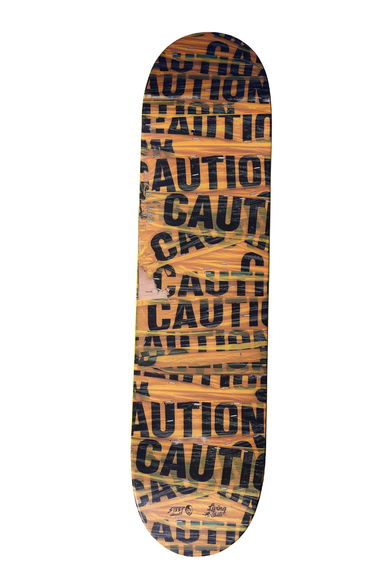 7.77" Caution Couture Edition Skateboard Deck By 777Ov 2