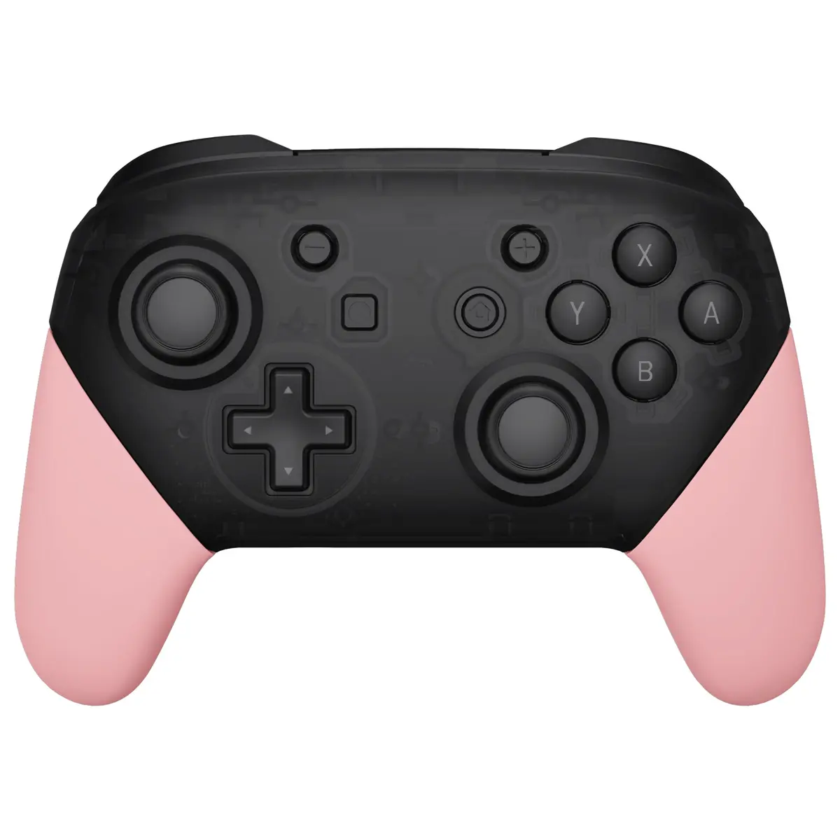 Extremerate Replacement Handle Grips For Nintendo Switch Pro Controller - Puffy Pink 1