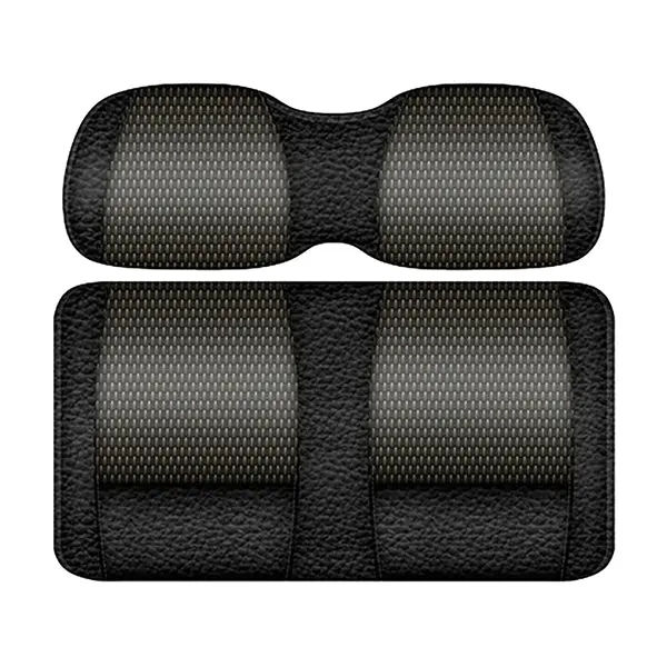 Doubletake Veranda Front Cushion Set, E-Z-Go Rxv 08+, Black/Graphite 1
