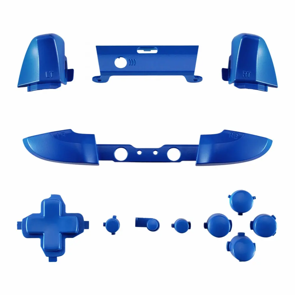 Extremerate Replacement Full Set Buttons For Xbox One X & S Controller (Model 1708) - Blue 2