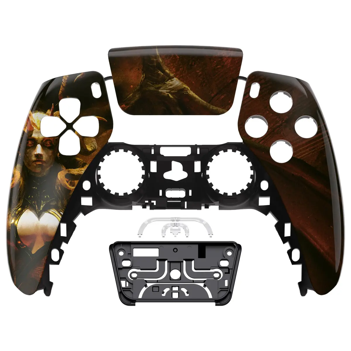 Extremerate Replacement Front Housing Shell With Touchpad Compatible With Ps5 Controller Bdm-010/020/030/040/050 - The Lilith 1