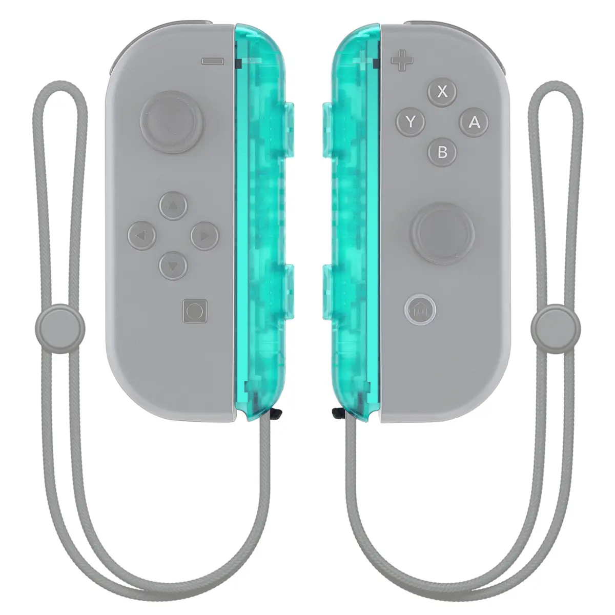 Extremerate 2 Pack Custom Replacement Shell For Joycon Strap Of Ns Switch - Emerald Green 1