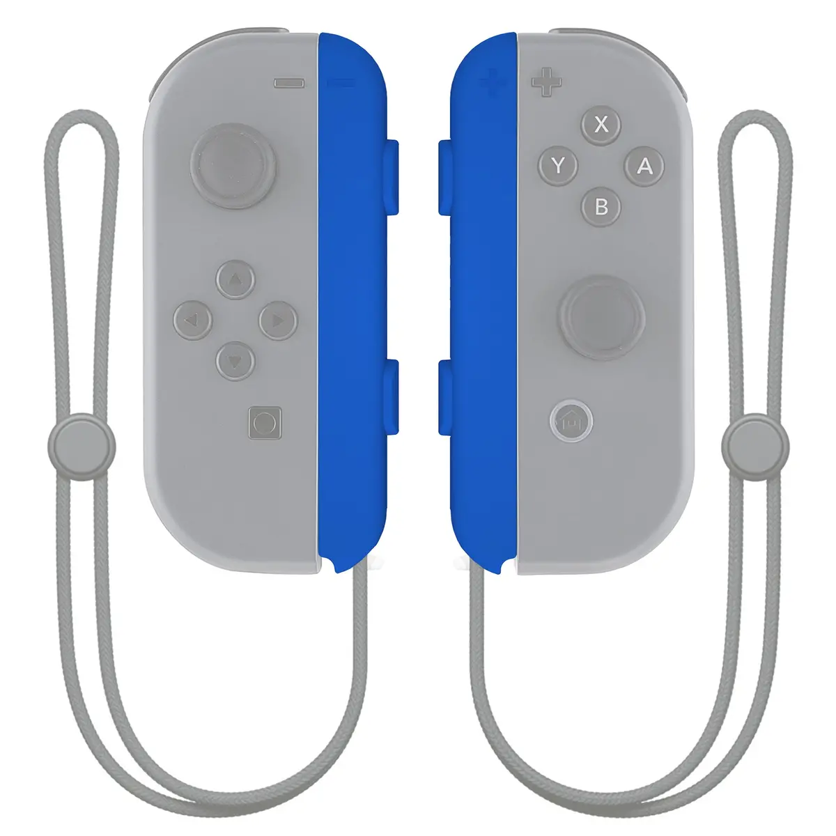 Extremerate 2 Pack Custom Replacement Shell For Joycon Strap Of Ns Switch - Blue 1