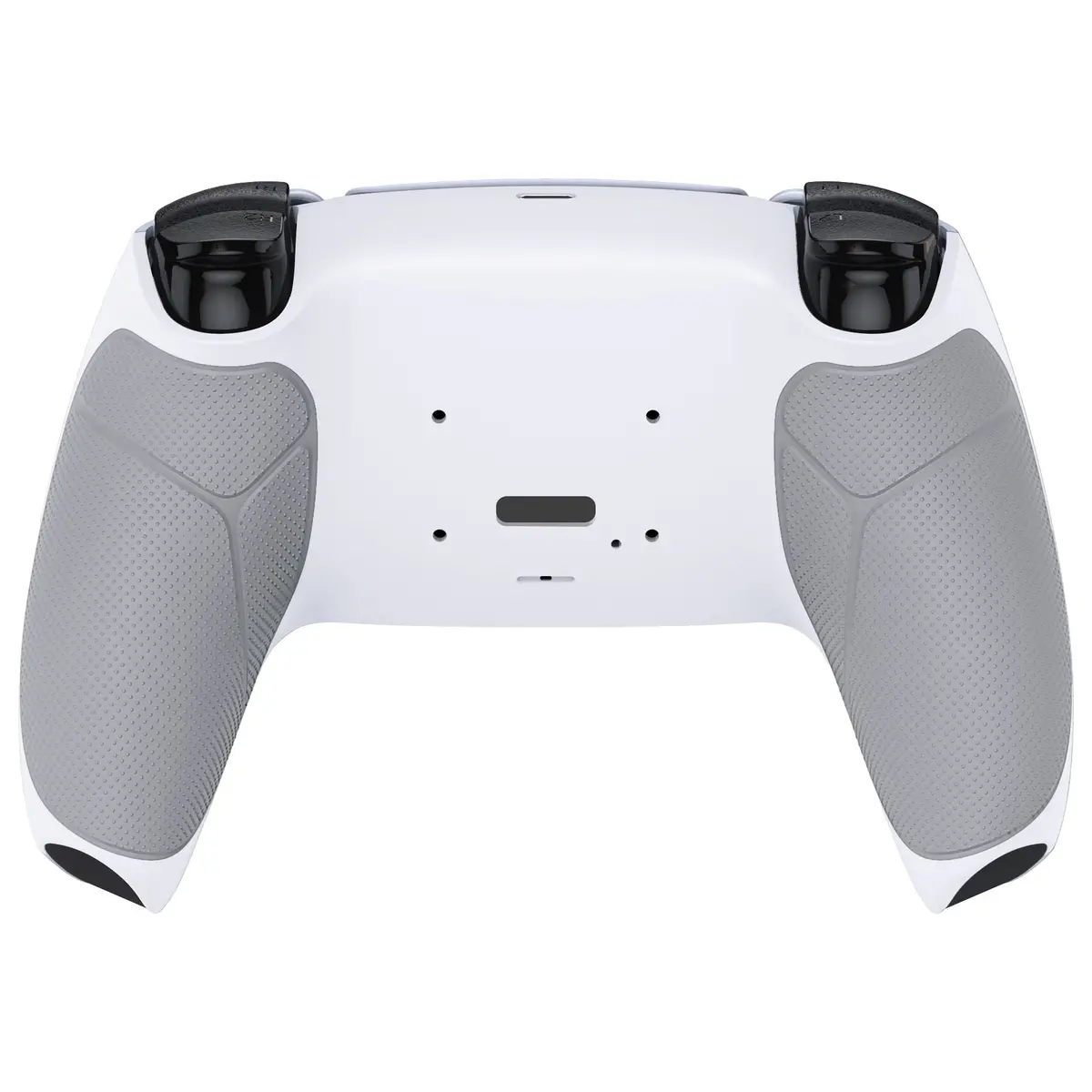 Extremerate Performance Grip Redesigned Back Shell For Extremerate Rise Remap Kit, Compatible With Ps5 Controller - Rubberized Gray 2