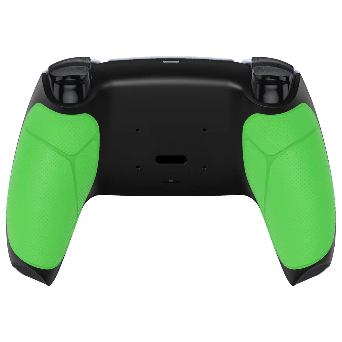 Extremerate Performance Grip Redesigned Back Shell For Extremerate Rise Remap Kit, Compatible With Ps5 Controller - Rubberized Green 2