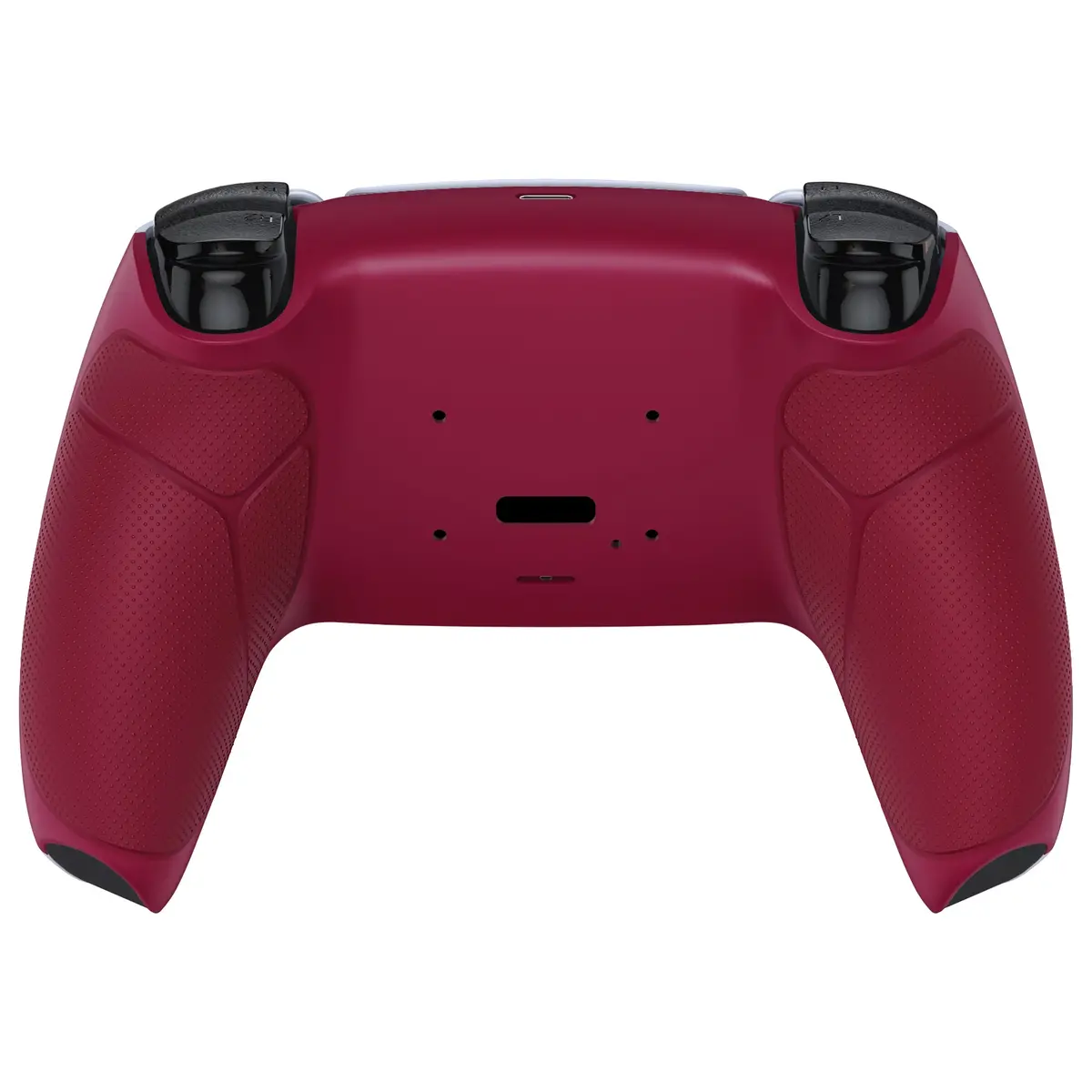 Extremerate Performance Grip Redesigned Back Shell For Extremerate Rise Remap Kit, Compatible With Ps5 Controller - Rubberized Cosmic Red 2