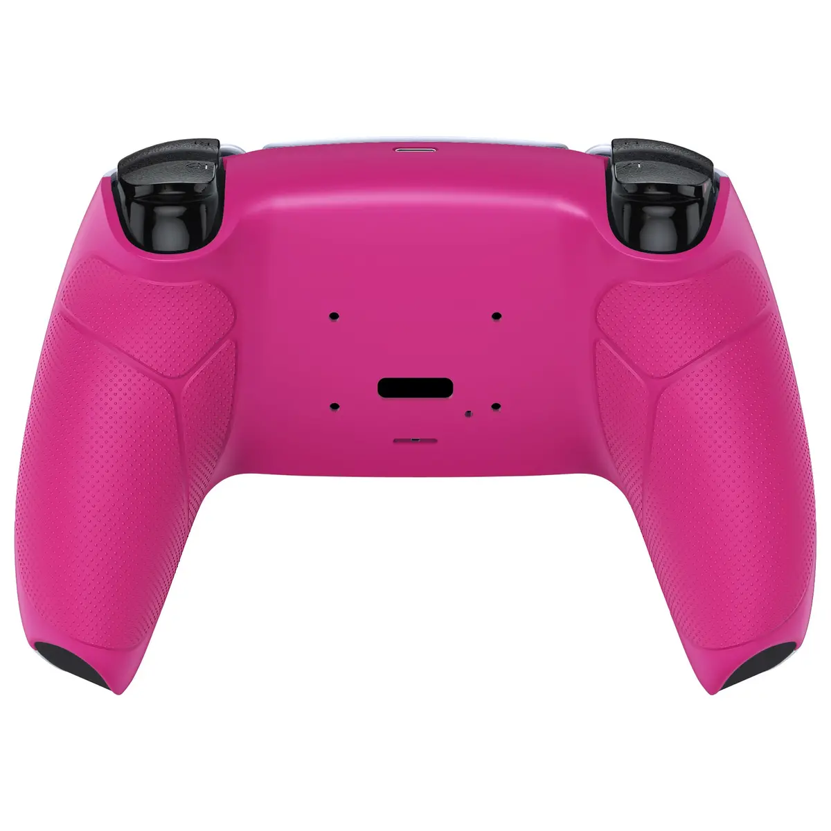 Extremerate Performance Grip Redesigned Back Shell For Extremerate Rise Remap Kit, Compatible With Ps5 Controller - Rubberized Nova Pink 2