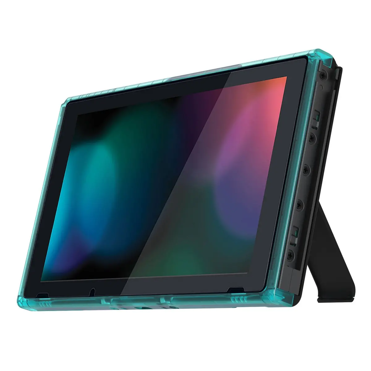 Extremerate Diy Replacement Housing Shell Front Frame With Volume Up Down Power Buttons For Ns Switch Console - Emerald Green 1