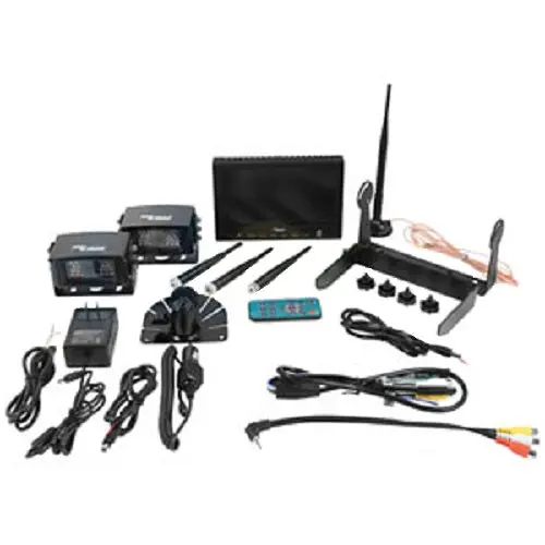 Cabcam 7" Monitor 2.4 Ghz Wireless Observation System W/ 2 Cameras 2