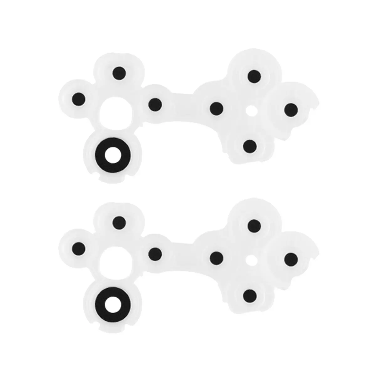 Extremerate 2 Pcs Replacement Silicone Rubber Conductive Button Pads For Extremerate Multi-Colors Luminated Dtf & Dtf V2 Led Kit Compatible With Xbox Series X/S Controller 1